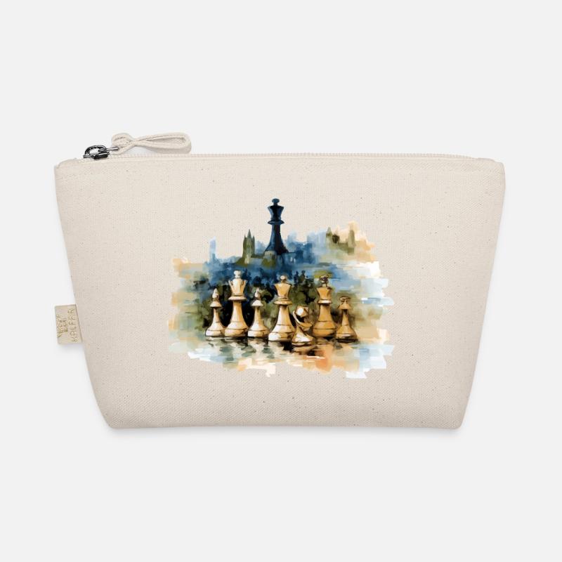 Oil on chess canvas Organic Pouch