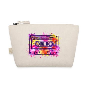 Cassette (rétro, éclaboussures de couleur) - Trousse biologique - nature - Devant