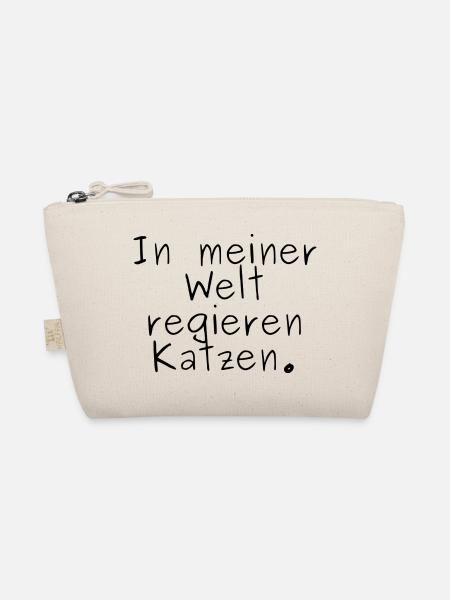 Abstraktes Farbklecks-Design für kreative Köpfe - Bio-Täschchen - Natur