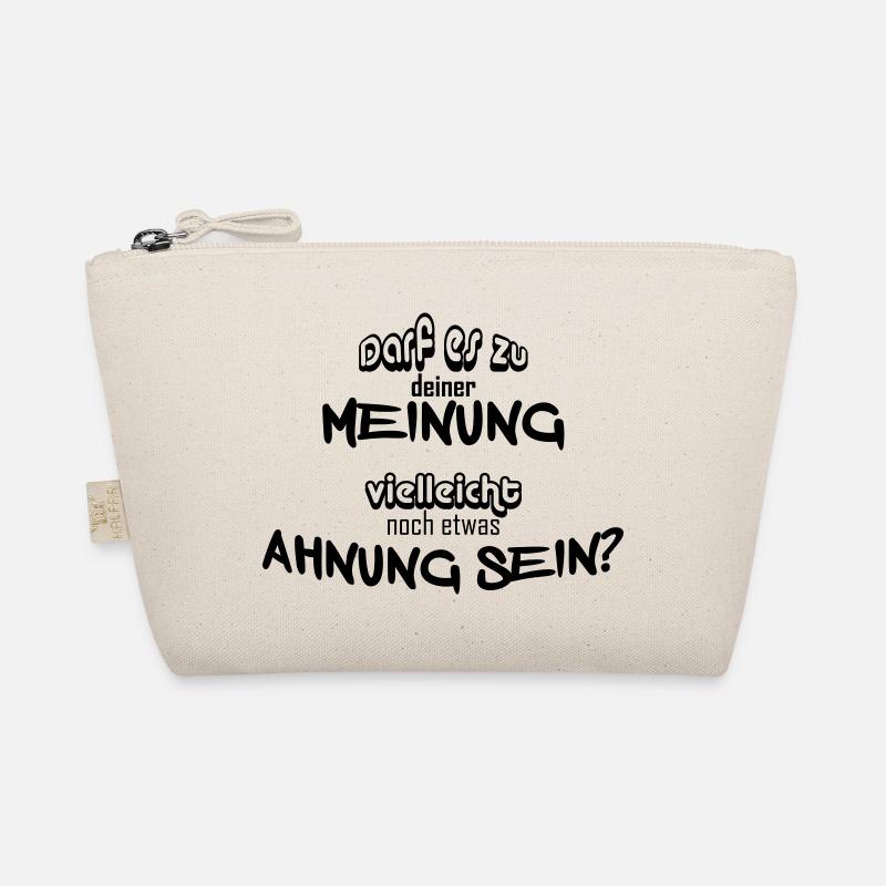 Meinung vs Ahnung Bio-Täschchen