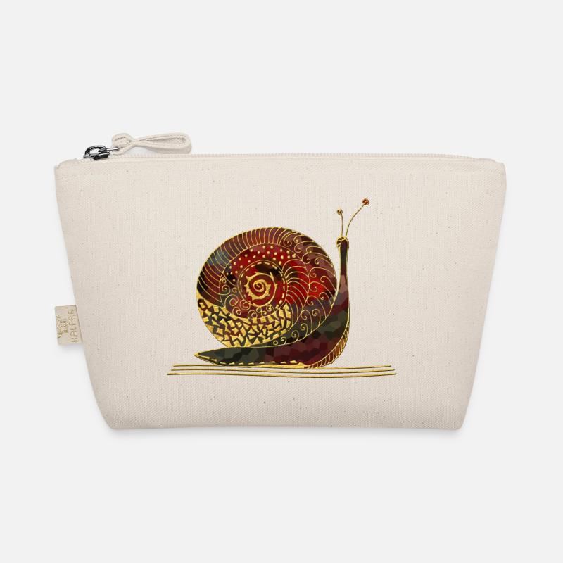 Schnecke - Bio-Täschchen - Natur