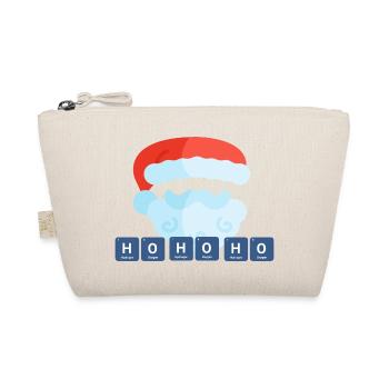 Chemistry Christmas Santa - Organic Pouch - nature - Front