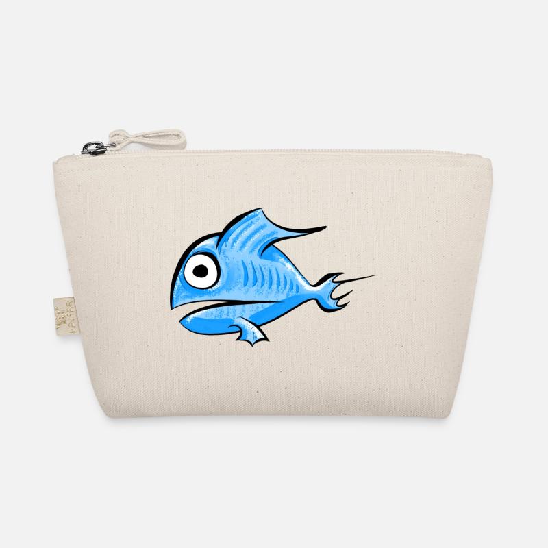Fish blue Organic Pouch