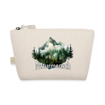 Naturmensch Geschenk Wandern Dorfkinder Berg Motiv - Bio-Täschchen - Natur - Vorne