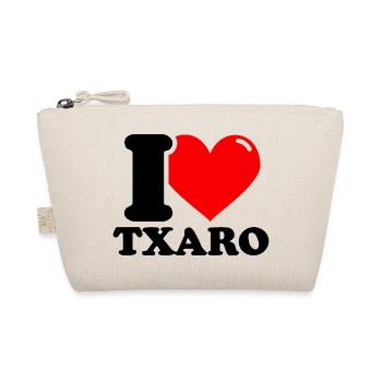 J'adore le prénom txaro - Trousse biologique - nature - Devant