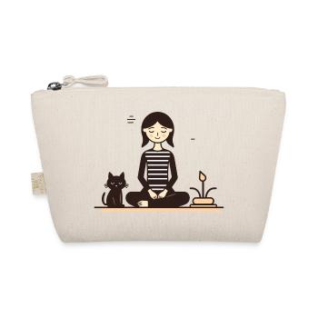 Entspannung mit Katze - Bio-Täschchen - Natur - Vorne