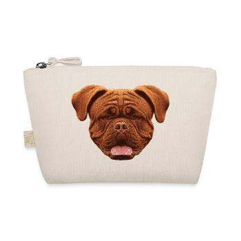Kleidung für Männer, Bordeauxdogge - Bio-Täschchen - Natur - Vorne
