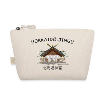 Hokkaido-jingu, Sapporo, Japan, Hand Drawing - Organic Pouch - nature - Front