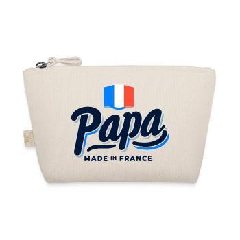 Papa Français Authentique - Cadeau Fête des Pères - Trousse biologique - nature - Devant