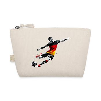 Fussball Deutschland - Bio-Täschchen - Natur - Vorne