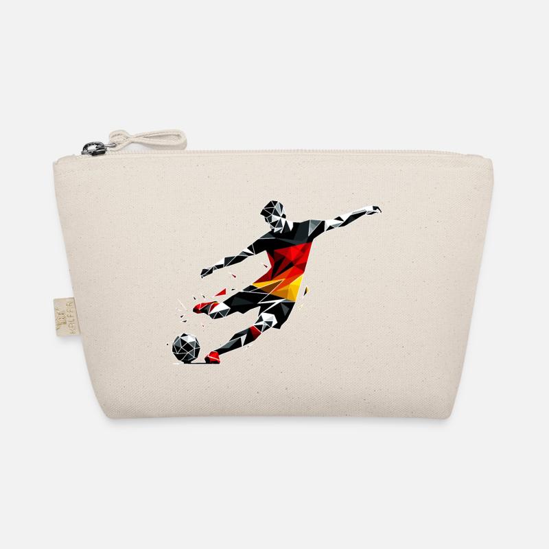 Fussball Deutschland - Bio-Täschchen - Natur