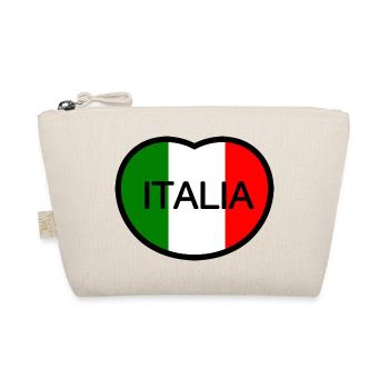 Ich liebe Italien - Bio-Täschchen - Natur - Vorne