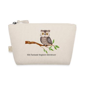 Motif de hibou - Trousse biologique - nature - Devant