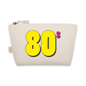 80s BIG - Bio-Täschchen - Natur - Vorne