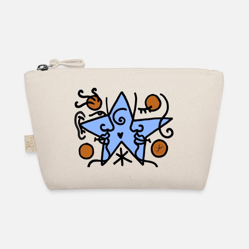 Blauer Stern Bio-Täschchen