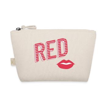 Red Lips - Bio-Täschchen - Natur - Vorne