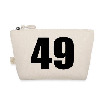 49th Birthday 49 Years Anniversary 49 Years Number 49 - Organic Pouch - nature - Front