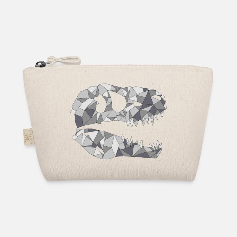 GEOMETRISCHER DINOSAURIERSCHÄDEL Bio-Täschchen