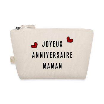 HAPPY BIRTHDAY MOM - Organic Pouch - nature - Front