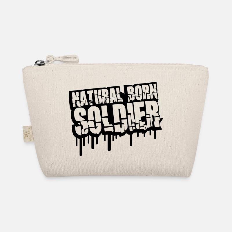 Geborener Soldat, Krieg, allgemeiner Freiheitskämpfer Bio-Täschchen