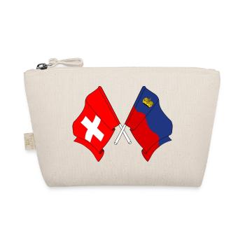 Drapeau de la Suisse et drapeau du Liechtenstein - Trousse biologique - nature - Devant