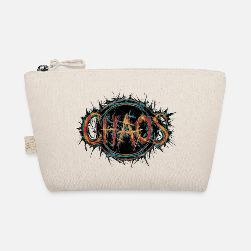Chaos. Mad Design with Disordered Image Organic Pouch