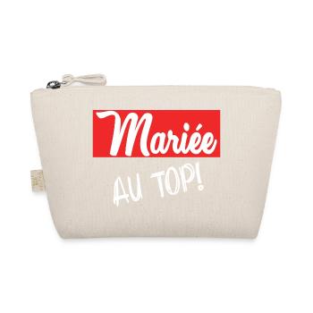 JUST MARRIED. EVJF. SAINT VALENTIN. COUPLE - Trousse biologique - nature - Devant