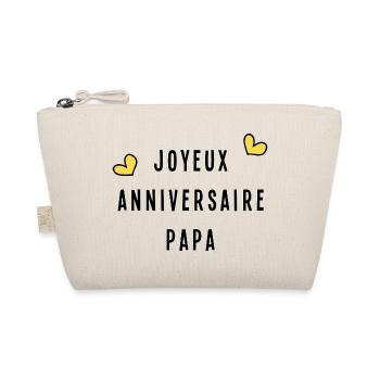PAPA. JOYEUX ANNIVERSAIRE. HAPPY BIRTHDAY - Trousse biologique - nature - Devant