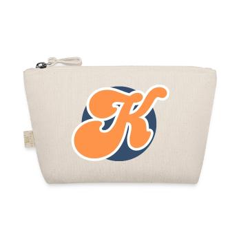 Letter k sport orange - Organic Pouch - nature - Front