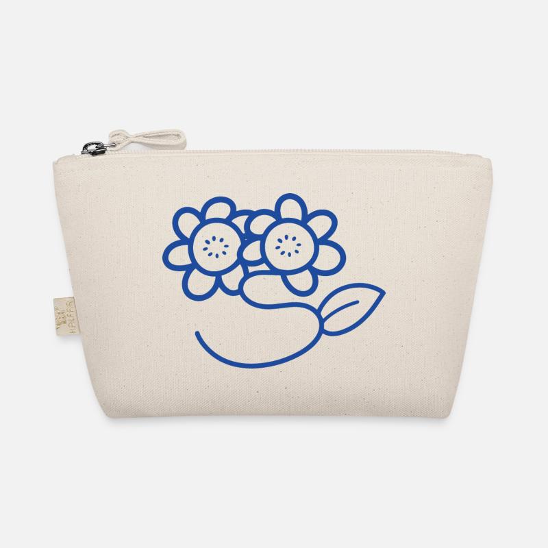 Face Blume Bio-Täschchen