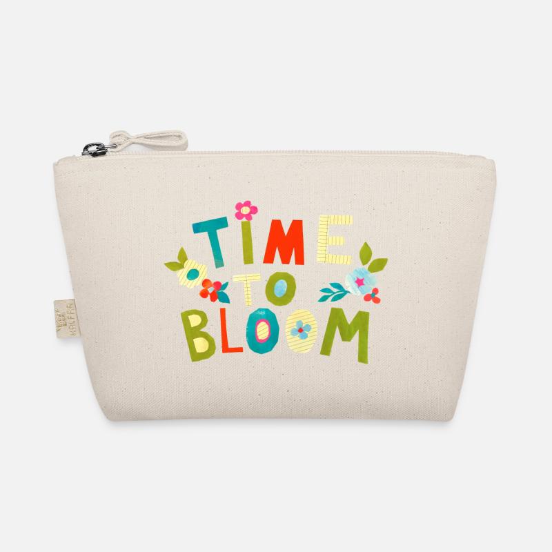 Time to bloom - Bio-Täschchen - Natur