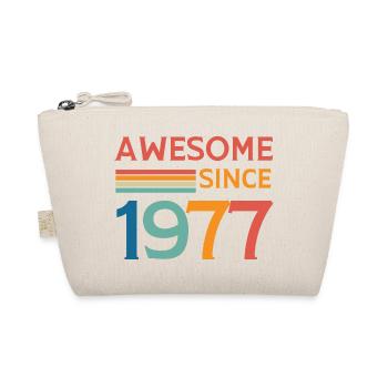 Awesome since 1977 - Organic Pouch - nature - Front