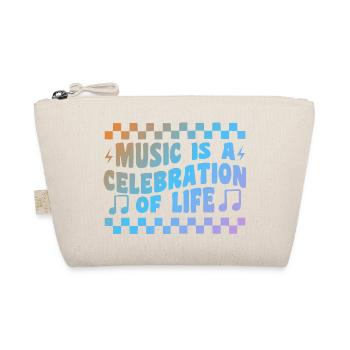 Music Is A Celebration Of Life - Bio-Täschchen - Natur - Vorne