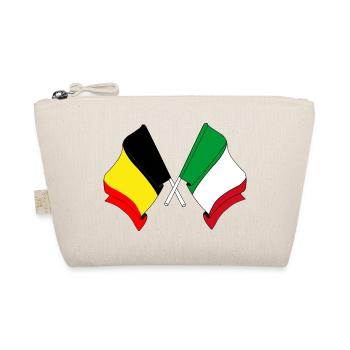 Drapeau Belgique, drapeau Italie - Trousse biologique - nature - Devant