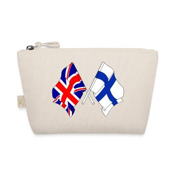 Flagge England, Flagge Finnland - Bio-Täschchen - Natur - Vorne