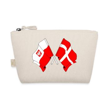 Flag Poland and flag Denmark - Organic Pouch - nature - Front