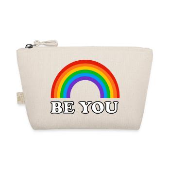 Be You - Gay Pride Rainbow - Organic Pouch - nature - Front
