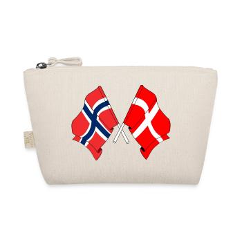 Flagge Norwegen, Flagge Dänemark - Bio-Täschchen - Natur - Vorne