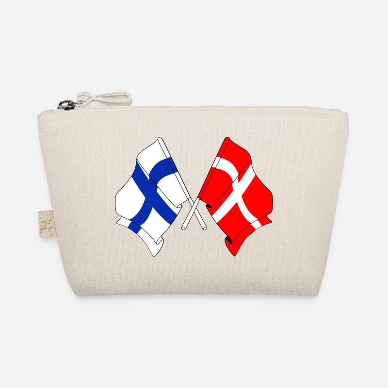 Drapeau Finlande, drapeau Danemark Trousse biologique