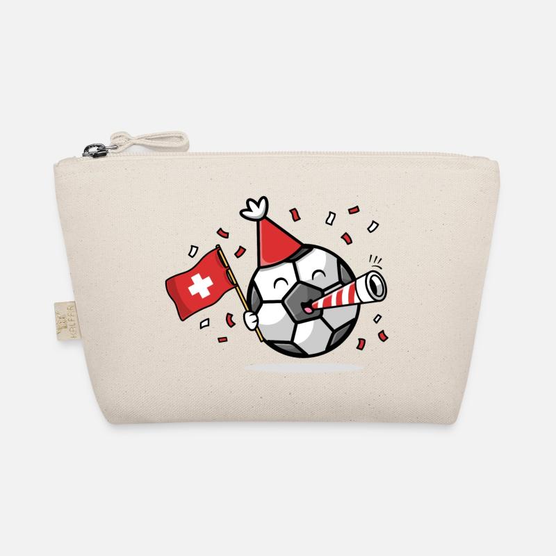 Fußballfan Schweiz Bio-Täschchen