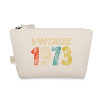 Vintage 1973 Retro - Best Seller - Organic Pouch - nature - Front