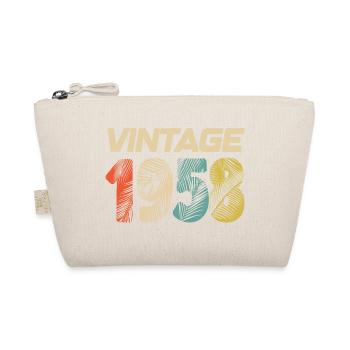 Vintage 1958 Retro - Best Seller - Organic Pouch - nature - Front