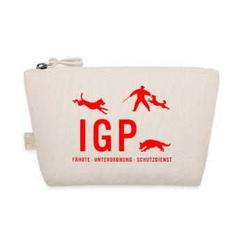 IGP Hundesport - Rot - Bio-Täschchen - Natur - Vorne