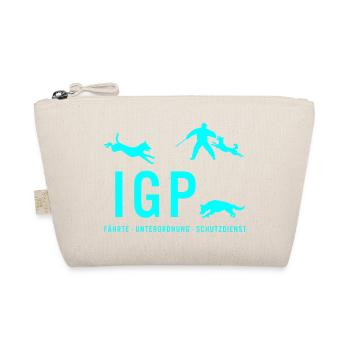 IGP Hundesport - Türkis - Bio-Täschchen - Natur - Vorne