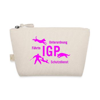 IGP Hundesport - pink - Bio-Täschchen - Natur - Vorne