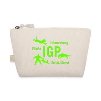 IGP Hundesport - grün - Bio-Täschchen - Natur - Vorne