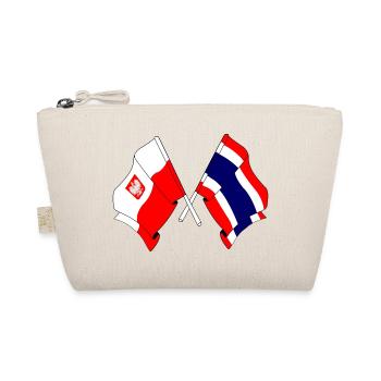 Flagge Polen, Thailand - Bio-Täschchen - Natur - Vorne