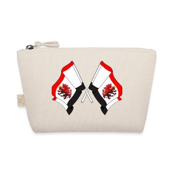 Two flags Kuyavia Pomerania - Organic Pouch - nature - Front