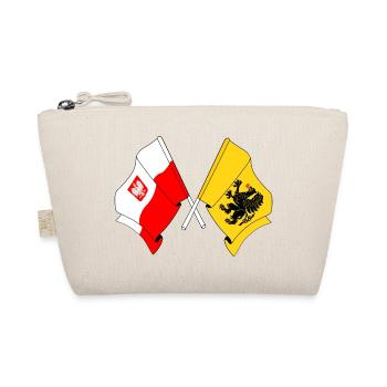 Flagge Polen, Pommern - Bio-Täschchen - Natur - Vorne