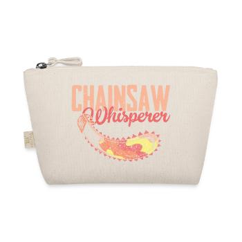 Chainsaw Whisperer Logging Lumberjack Logger - Bio-Täschchen - Natur - Vorne